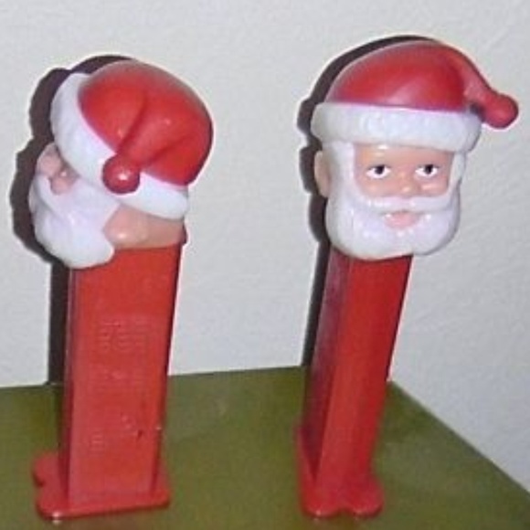 Christmas Vintage Pez Dispenser Santa Claus No Feet Mint in  True Vintage Two Pez Santa Dispensers